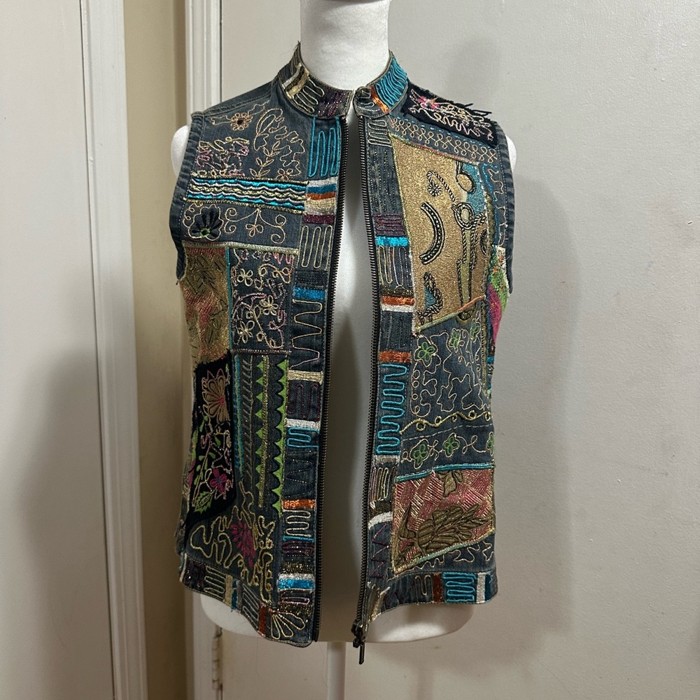 Chico's Brown Denim jacket